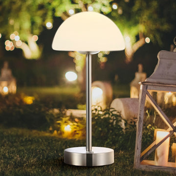 Xavier 12.5" Modern Minimalist Iron Rechargeable Integrated LED Table Lamp - JONATHAN Y